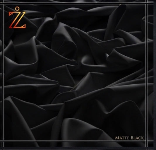 Classic Matte Black Fabric