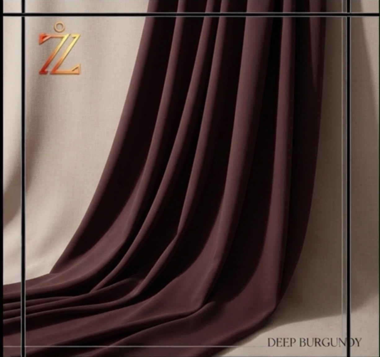 Rich Deep Burgundy Fabric
