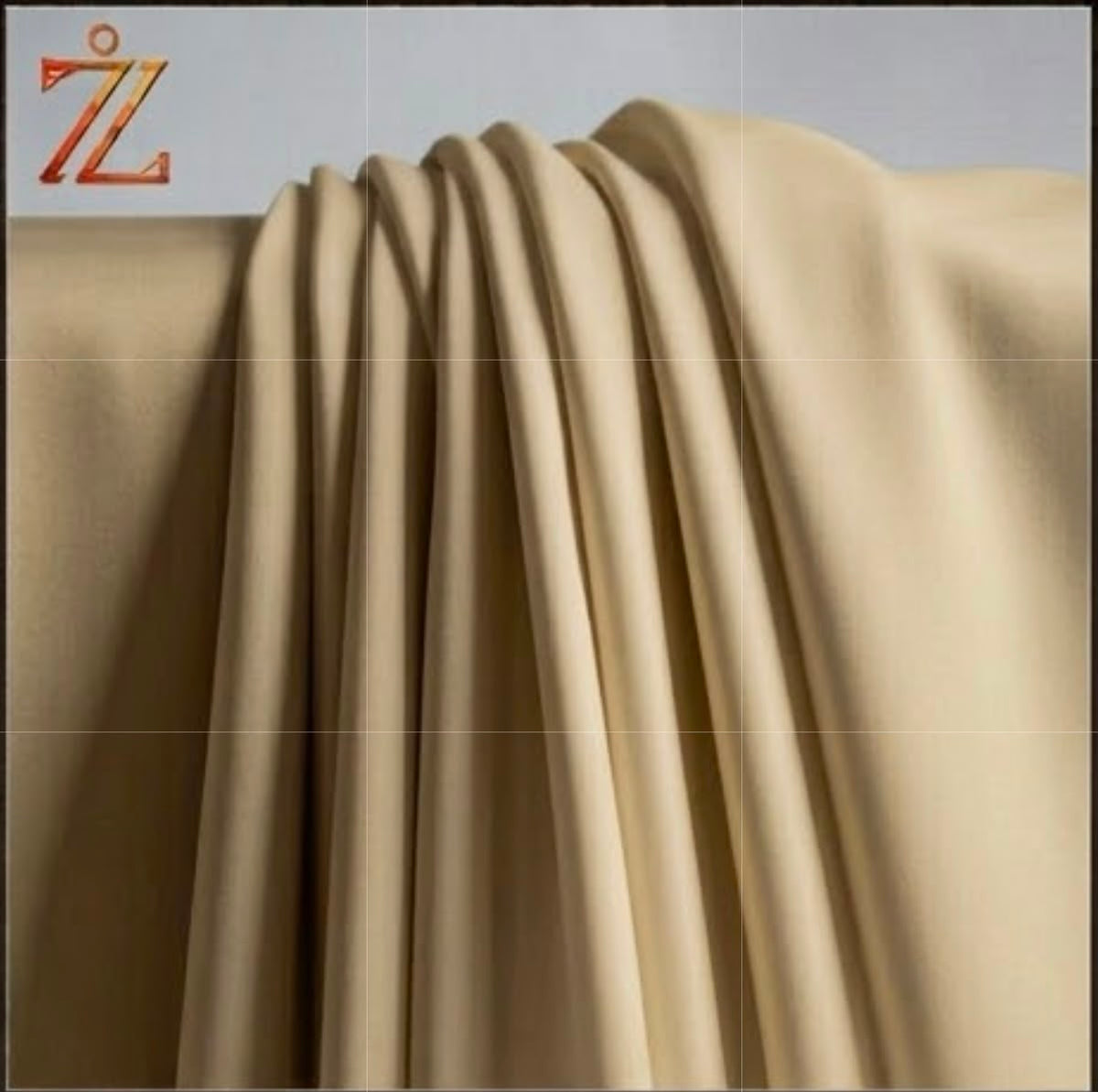 Beige Wash & Wear Suit