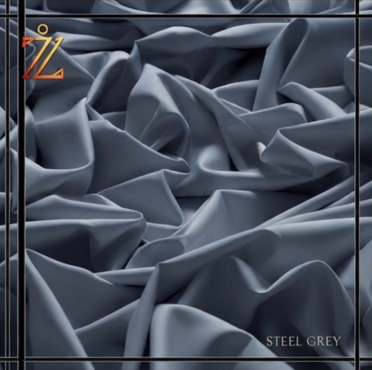 Premium Steel Grey Fabric