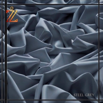 Premium Steel Grey Fabric