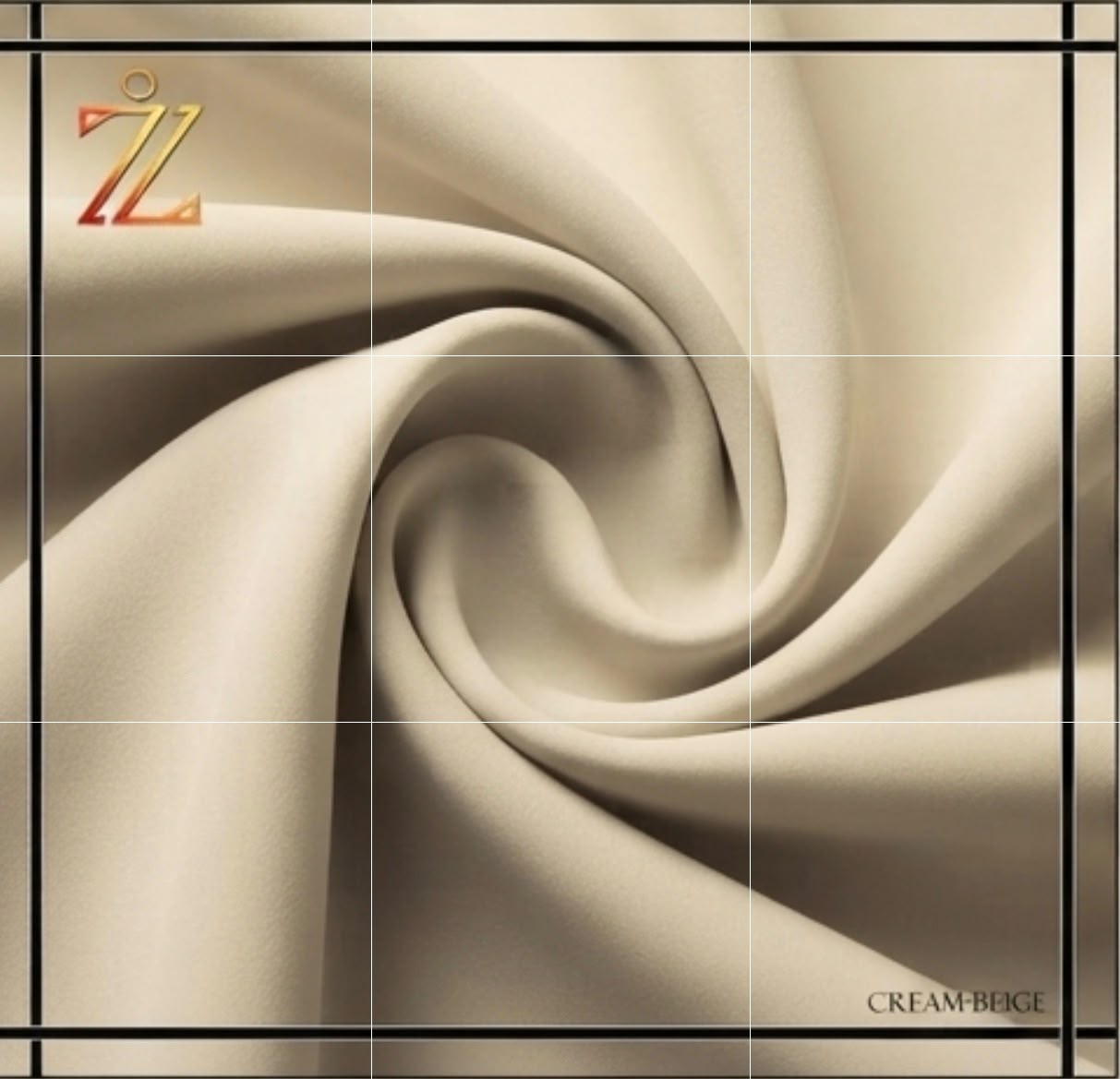 Cream Unstitched Fabric
