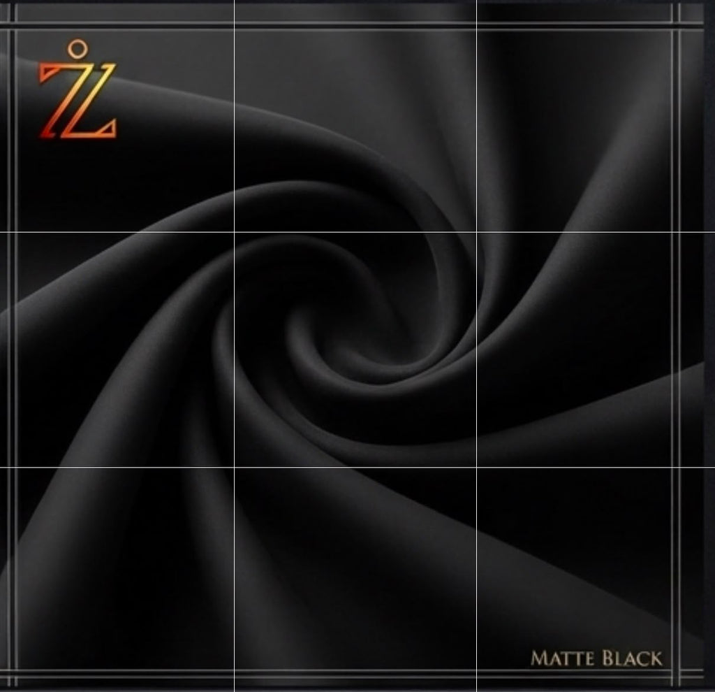 Classic Matte Black Fabric