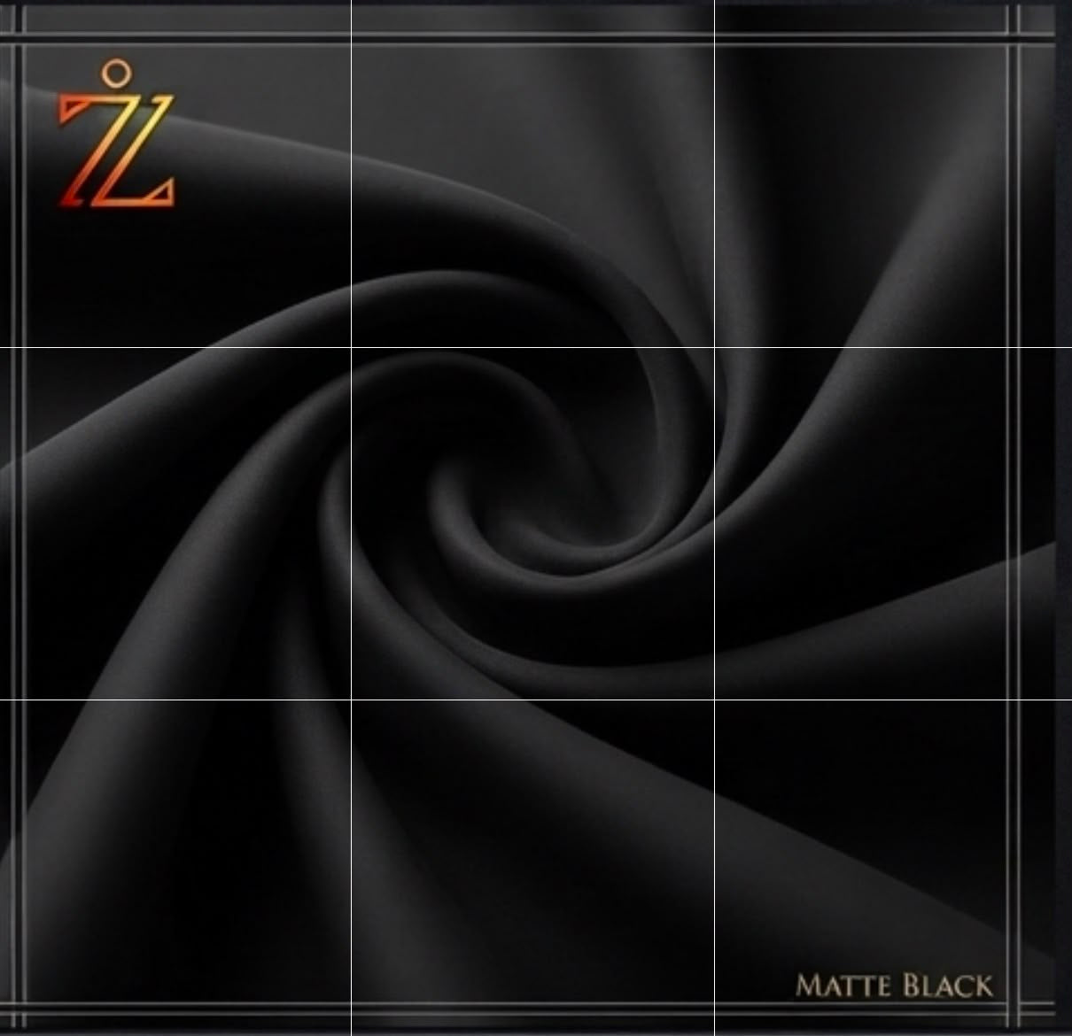Classic Matte Black Fabric