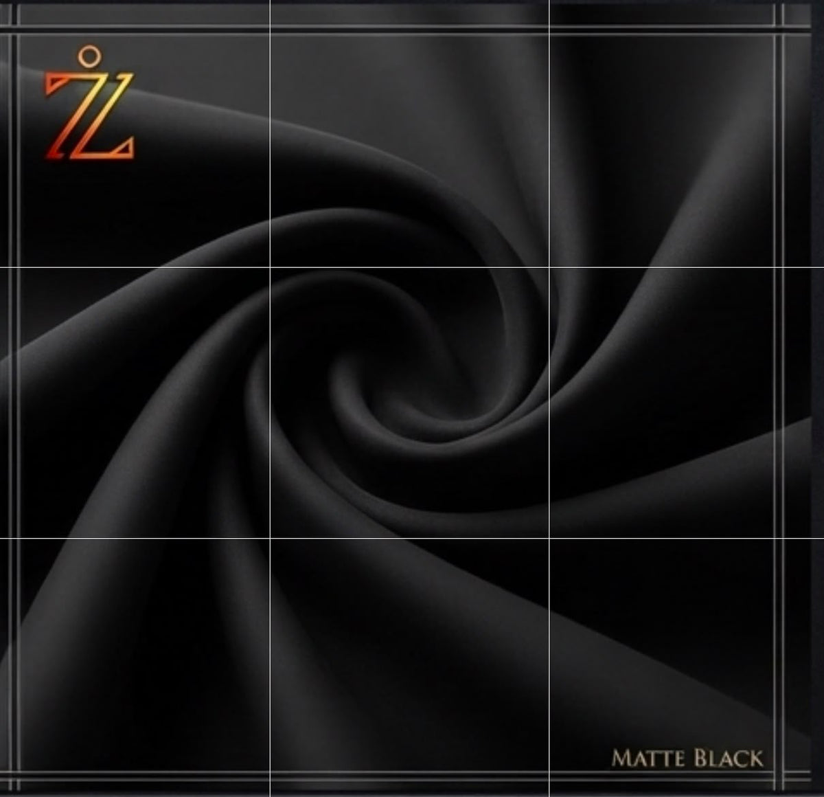 Classic Matte Black Fabric