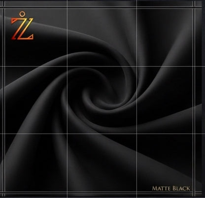 Classic Matte Black Fabric