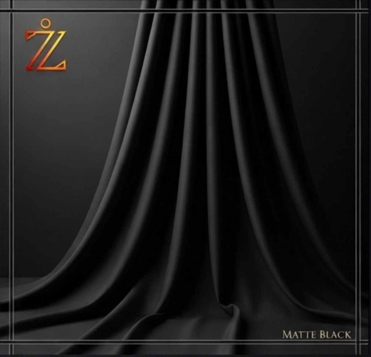 Classic Matte Black Fabric