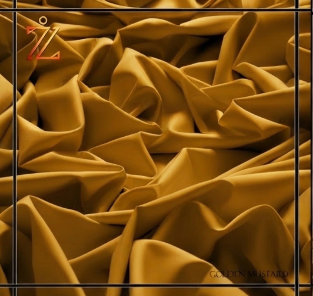 Vibrant Golden Fabric