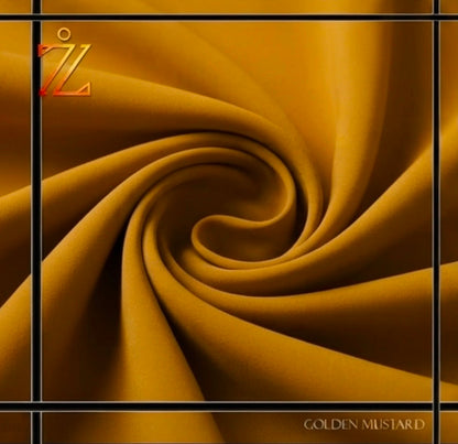 Vibrant Golden Fabric