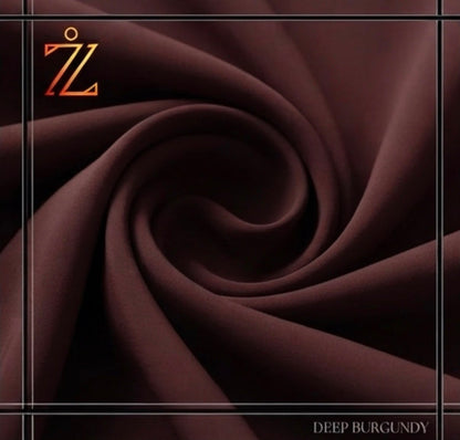 Rich Deep Burgundy Fabric